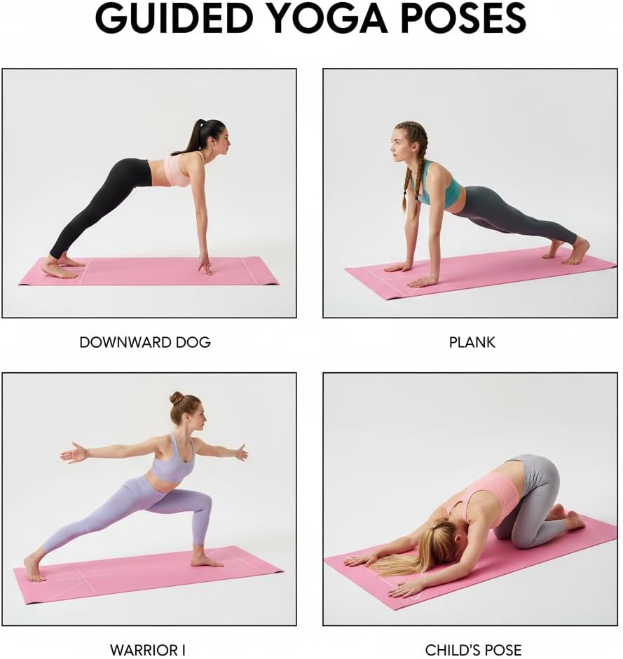 Foldable Yoga Mat – Portable Non-Slip Exercise Mat for Home Fitness, Pilates, Stretching, and Outdoor Workouts