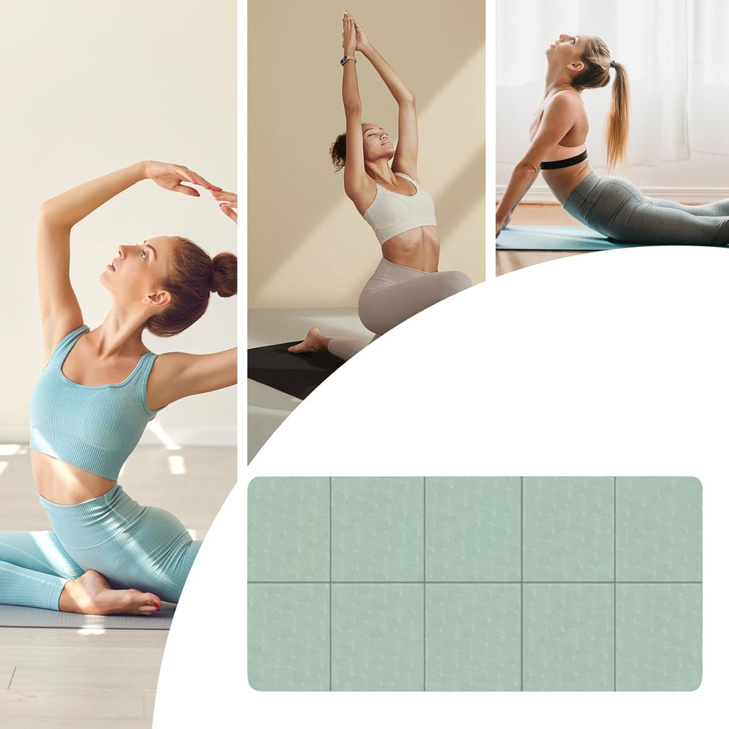 Foldable Yoga Mat – Extra Thick Non-Slip Fitness & Exercise Mat for Home, Gym, or Outdoor Use